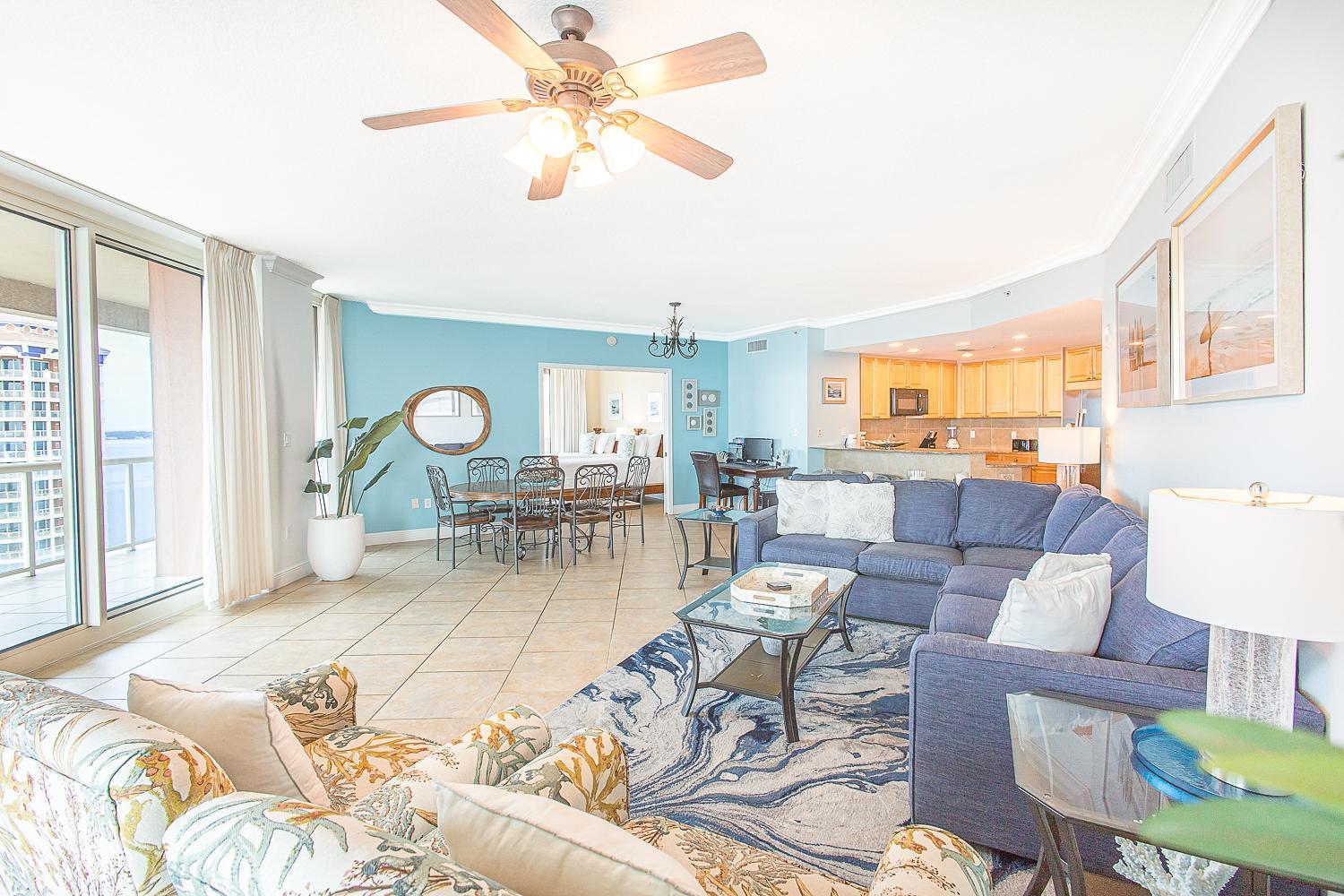 Oceanfront Tower 3 Gulf & Bay View 3-bedroom 18th Floor In Pensacola Aparthotel *